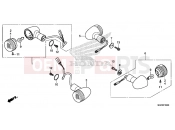 HONDA CB1100AE CB1100 ABS 2014 F-35 FLASHING