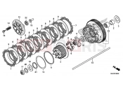 HONDA CB1100SAE CB1100 EX ABS 2014 E-8 CLUTCH