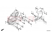 HONDA CB1100SAE CB1100 EX ABS 2014 E-10 LEFT CRANKSHAFT COVER