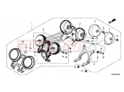 HONDA CB1100SAE CB1100 EX ABS 2014 F-2 METER