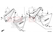 HONDA CB1100SAE CB1100 EX ABS 2014 F-24 SIDE COVER