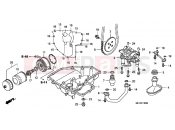 HONDA CB1300A5 CB1300 2005 E-13 OLAJTEKNŐ/OLAJSZIVATTYÚ
