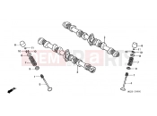 HONDA CB1300F13 CB1300 2003 E-3 CAMSHAFT / VALVE