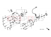 HONDA CB1300F13 CB1300 2003 E-6 RIGHT CRANKSHAFT COVER