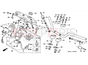 HONDA CB1300F13 CB1300 2003 F-6 STEERING BAR PIPE / UPPER BRIDGE