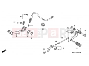 HONDA CB1300F13 CB1300 2003 F-20 PEDAL