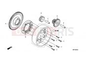 HONDA CB1300SA9 CB1300 Super Bold'or ABS 2009 E-8 CLUTCH COUPLING START