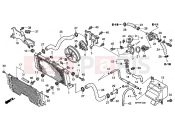 HONDA CB1300SA9 CB1300 Super Bold'or ABS 2009 F-33-1 RADIATOR (CB1300A / CB1300SA)
