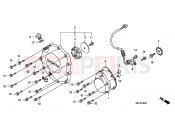 HONDA CB1300A7 CB1300 Super Four ABS 2007 E-6 RIGHT CRANKSHAFT COVER