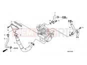 HONDA CB1300A7 CB1300 Super Four ABS 2007 E-18 WATER PIPE