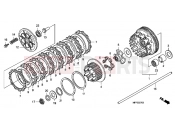 HONDA CB1300A8 CB1300 Super Four ABS 2008 E-7 CLUTCH