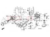 HONDA CB1300A8 CB1300 Super Four ABS 2008 E-13 OLAJTEKNŐ/OLAJSZIVATTYÚ
