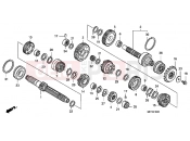 HONDA CB1300A9 CB1300 Super Four ABS 2009 E-16 TRANSMISSION