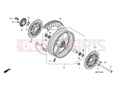 HONDA CB1300A9 CB1300 Super Four ABS 2009 F-12 FRONT WHEEL