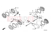 HONDA CB1300A9 CB1300 Super Four ABS 2009 F-27 FLASHING BLOCK (CB1300 / CB1300A)