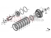 HONDA CB500XAD CB500X ABS 2013 E-8 CLUTCH