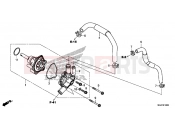 HONDA CB500XAD CB500X ABS 2013 E-12 WATER PUMP