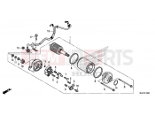 HONDA CB500XAD CB500X ABS 2013 E-13 STARTER ENGINE