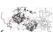 HONDA CB500XAD CB500X ABS 2013 E-15 CRANKSHAFT