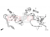 HONDA CB500XAD CB500X ABS 2013 F-4 HANDLE LEVER / SWITCH / CABLE