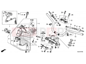 HONDA CB500XAD CB500X ABS 2013 F-7 STEERING BAR PIPE / UPPER BRIDGE