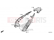 HONDA CB500XAD CB500X ABS 2013 F-23-10 REAR ENGINE COVER