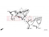 HONDA CB500XAD CB500X ABS 2013 F-24 SIDE COVER