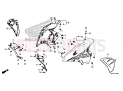 HONDA CB500XAD CB500X ABS 2013 F-45 CENTRAL ENGINE HOUSING