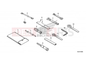HONDA CB500XAD CB500X ABS 2013 F-48 TOOLS