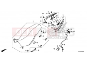 HONDA CB500XAE CB500X ABS 2014 F-23 ÜLÉS/HÁTSÓ MARKOLAT