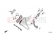 HONDA CB650FAE CB650FA 2014 E-4 TIMING CHAIN ​​/ TENSIONER