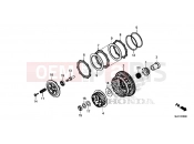 HONDA CB650FAE CB650FA 2014 E-6 CLUTCH