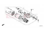 HONDA CB650FAE CB650FA 2014 E-11 STARTER ENGINE