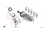 HONDA CB650FAE CB650FA 2014 E-14 CRANKSHAFT / PISTON
