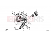 HONDA CB650FAE CB650FA 2014 F-1 HEADLIGHT
