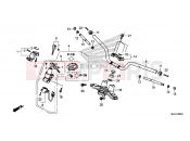 HONDA CB650FAE CB650FA 2014 F-6 STEERING BAR PIPE / UPPER BRIDGE