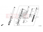 HONDA CB650FAE CB650FA 2014 F-9 FRONT FORK