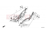 HONDA CB650FAE CB650FA 2014 F-17 SIDE COVER