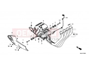 HONDA CB650FAE CB650FA 2014 F-19 EXHAUST DRUM