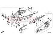 HONDA CB650FAE CB650FA 2014 F-23 SWING ARM
