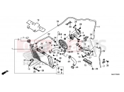 HONDA CB650FAE CB650FA 2014 F-32 RADIATOR