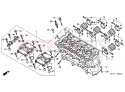 HONDA CBF10007 CBF1000 2007 E-2 CYLINDER HEAD