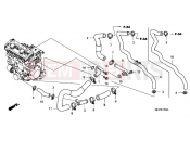 HONDA CBF10007 CBF1000 2007 E-17 VÍZCSŐ