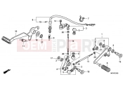 HONDA CBF10008 CBF1000 2008 F-21 PEDAL