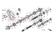 HONDA CBF10009 CBF1000 2009 E-15 TRANSMISSION