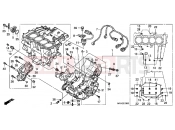 HONDA CBF1000A CBF1000 2010 E-13 CRANKSHAFT