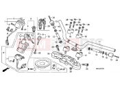 HONDA CBF1000A CBF1000 2010 F-7 STEERING BAR PIPE / UPPER BRIDGE
