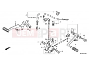 HONDA CBF1000A CBF1000 2010 F-21 PEDAL