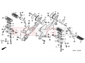 HONDA CBF1000A6 CBF1000 ABS 2006 F-22 FOOTREST