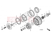 HONDA CBF1000A8 CBF1000 ABS 2008 E-6 CLUTCH